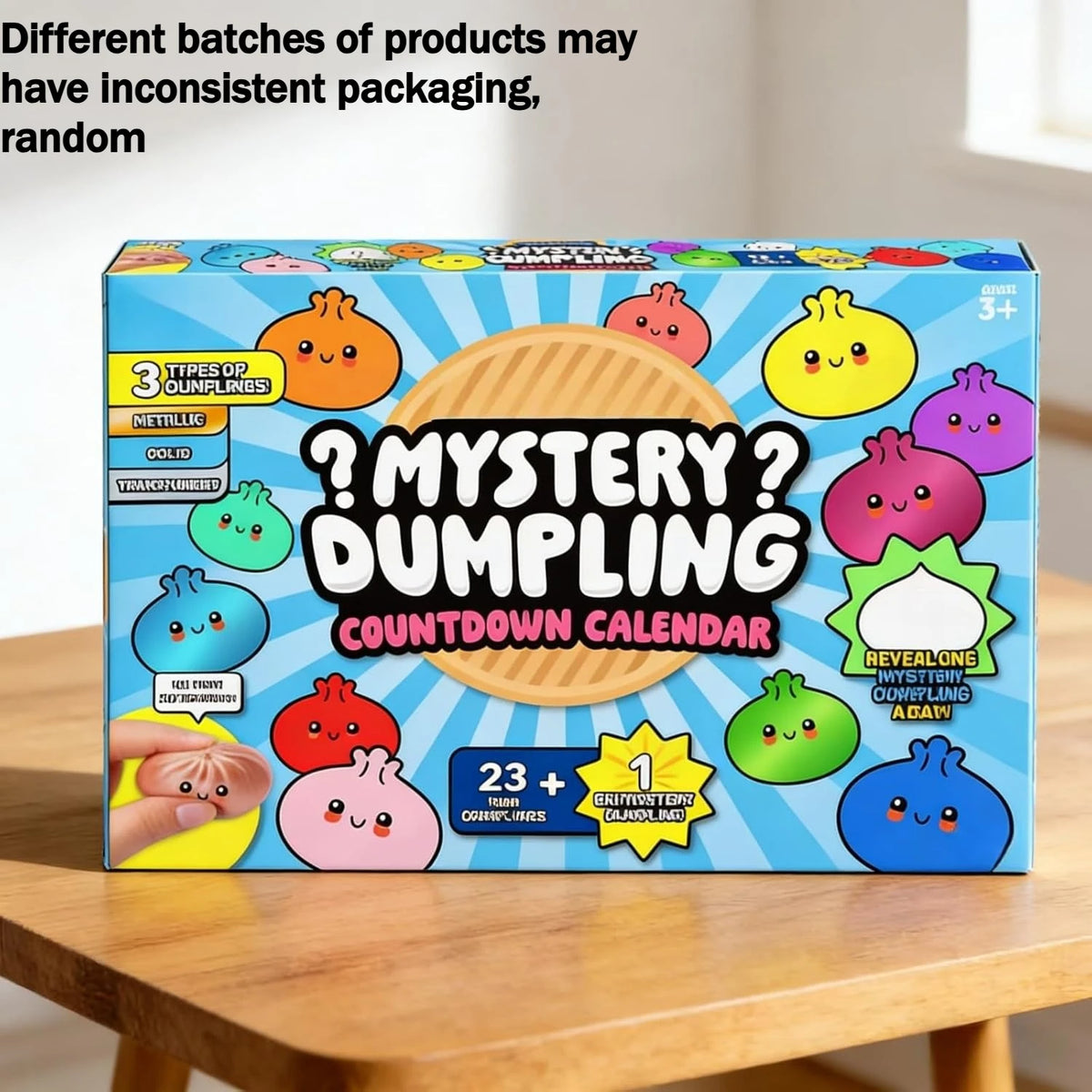 Squishy Advent Calendar — 24 Days of Surprise Dumpling Fidget Toys