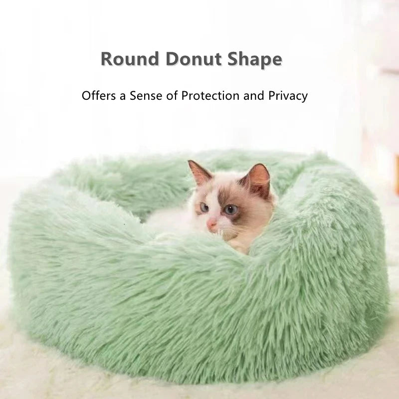 Soft Plush Round Pet Bed