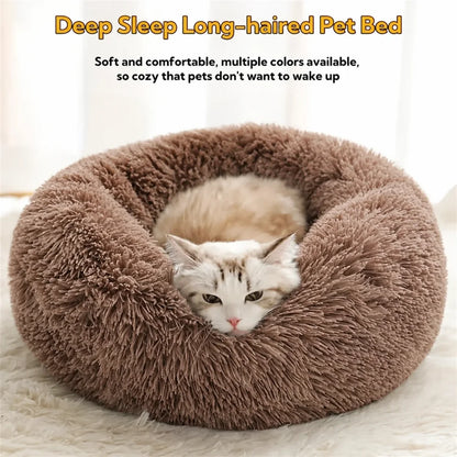 Soft Plush Round Pet Bed