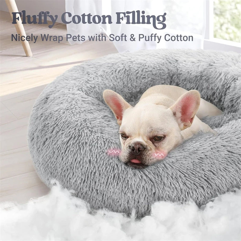 Soft Plush Round Pet Bed