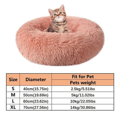 Soft Plush Round Pet Bed
