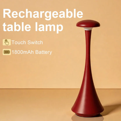 Rechargeable Mushroom Table Lamp