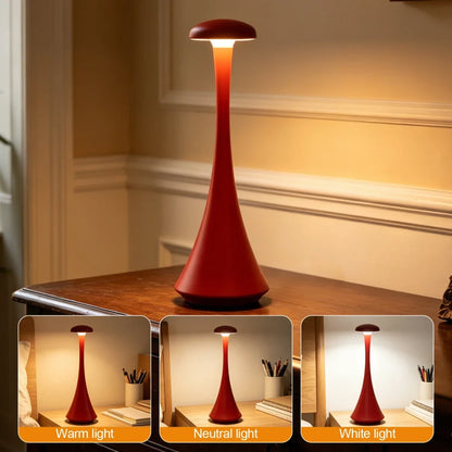 Rechargeable Mushroom Table Lamp