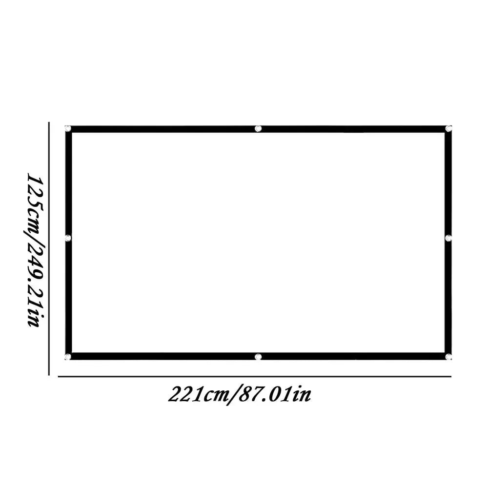 Portable Foldable Outdoor Projector Screen