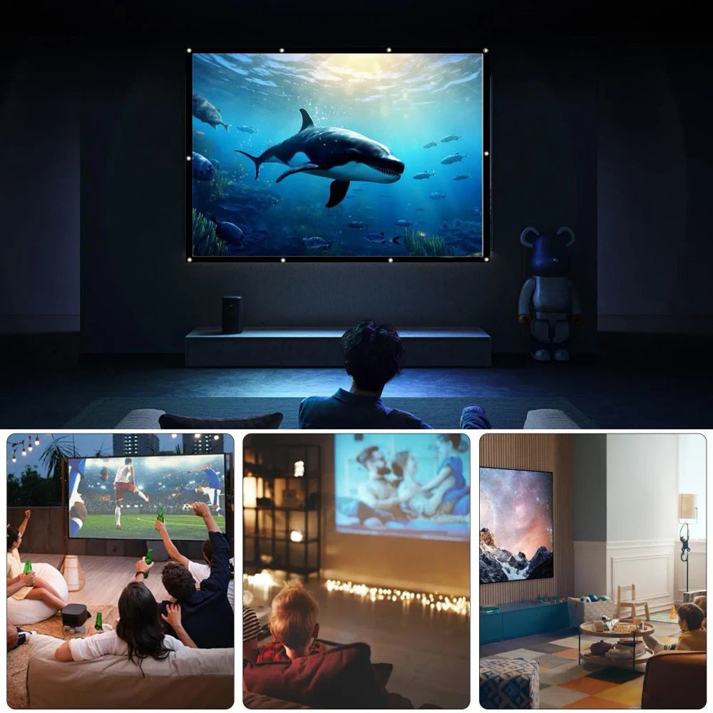 Portable Foldable Outdoor Projector Screen