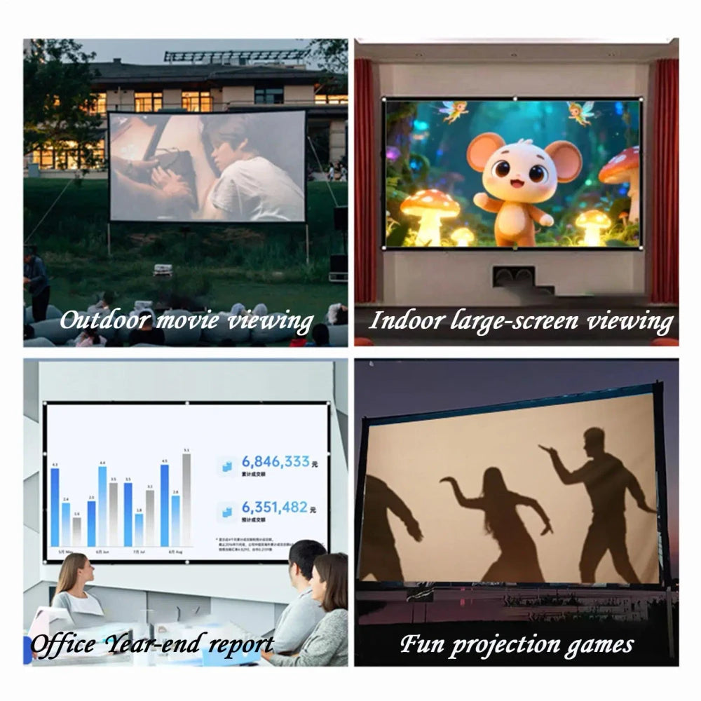 Portable Foldable Outdoor Projector Screen