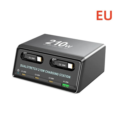 Dualstretch Charging Station with Retractable Cables