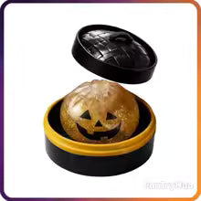 Glitter Ghost Dumpling Squishy 2-Pack — Slow Rising Stress Relief Fidget Toys