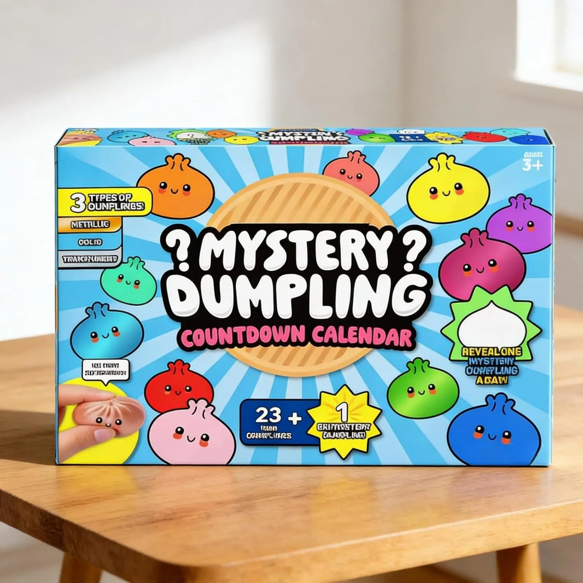 Squishy Advent Calendar — 24 Days of Surprise Dumpling Fidget Toys