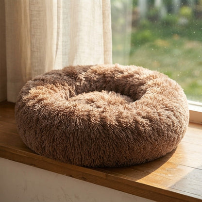 Soft Plush Round Pet Bed